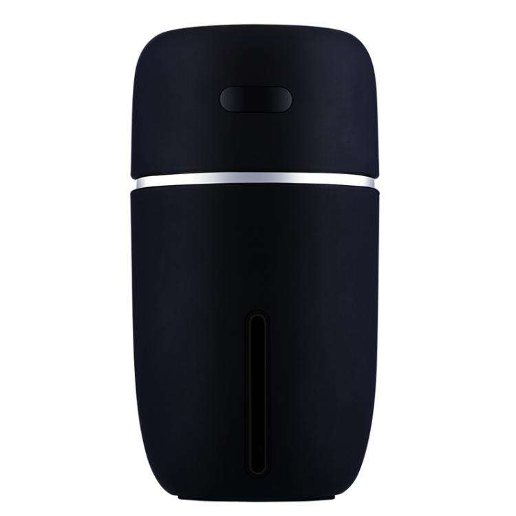 Mini USB Humidifier With Night Light Car Portable Home Office Large Fog Humidifier(Black)