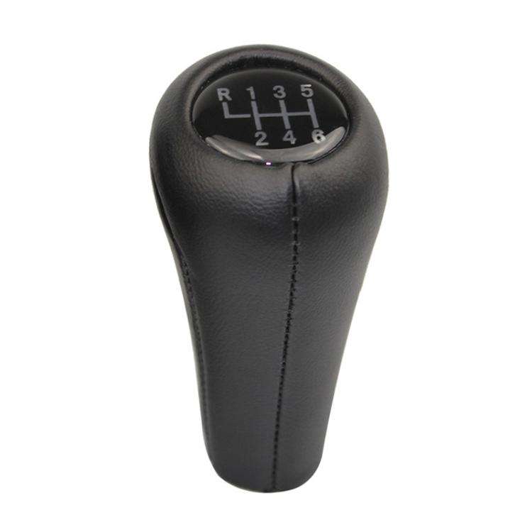 FCXN-A29 For BMW Car Gear Shift Knob Leather Gear Lever, Spec: 6 Speed