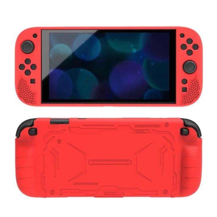 For Nintendo Switch 2 Silicone Protective Case Shockproof & Dustproof Console Cover(Red)