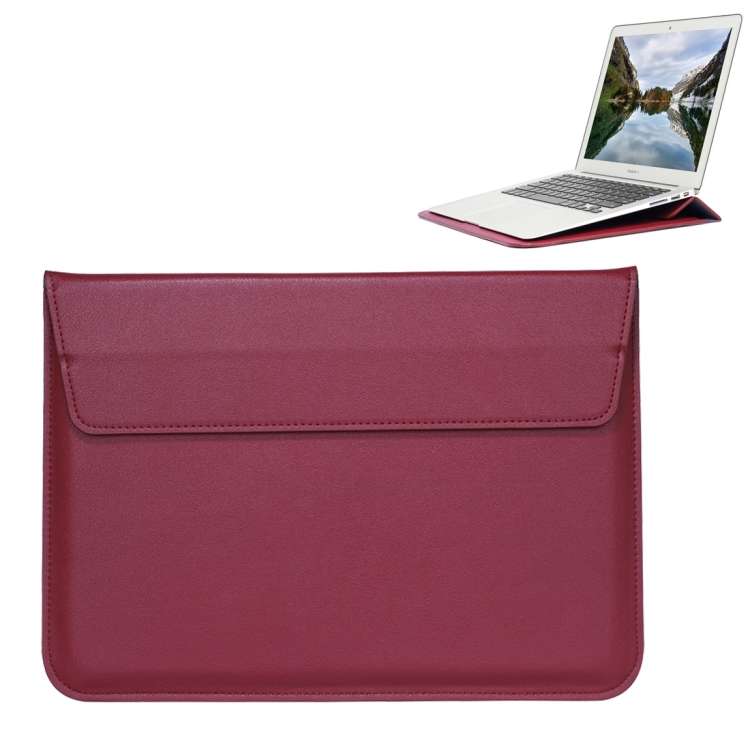 Universal Envelope Style PU Leather Case with Holder for Ultrathin Notebook Tablet PC 11.6 inch, S