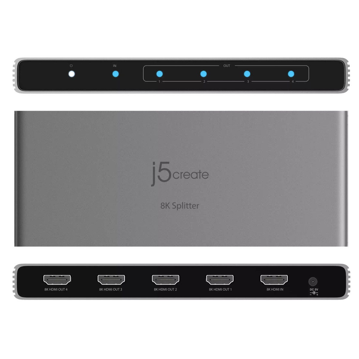 J5 JDSH814 1->4 8K hdmi split