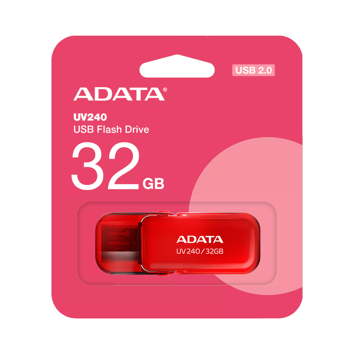 Adata 32Gb UV240 Red usb2.0