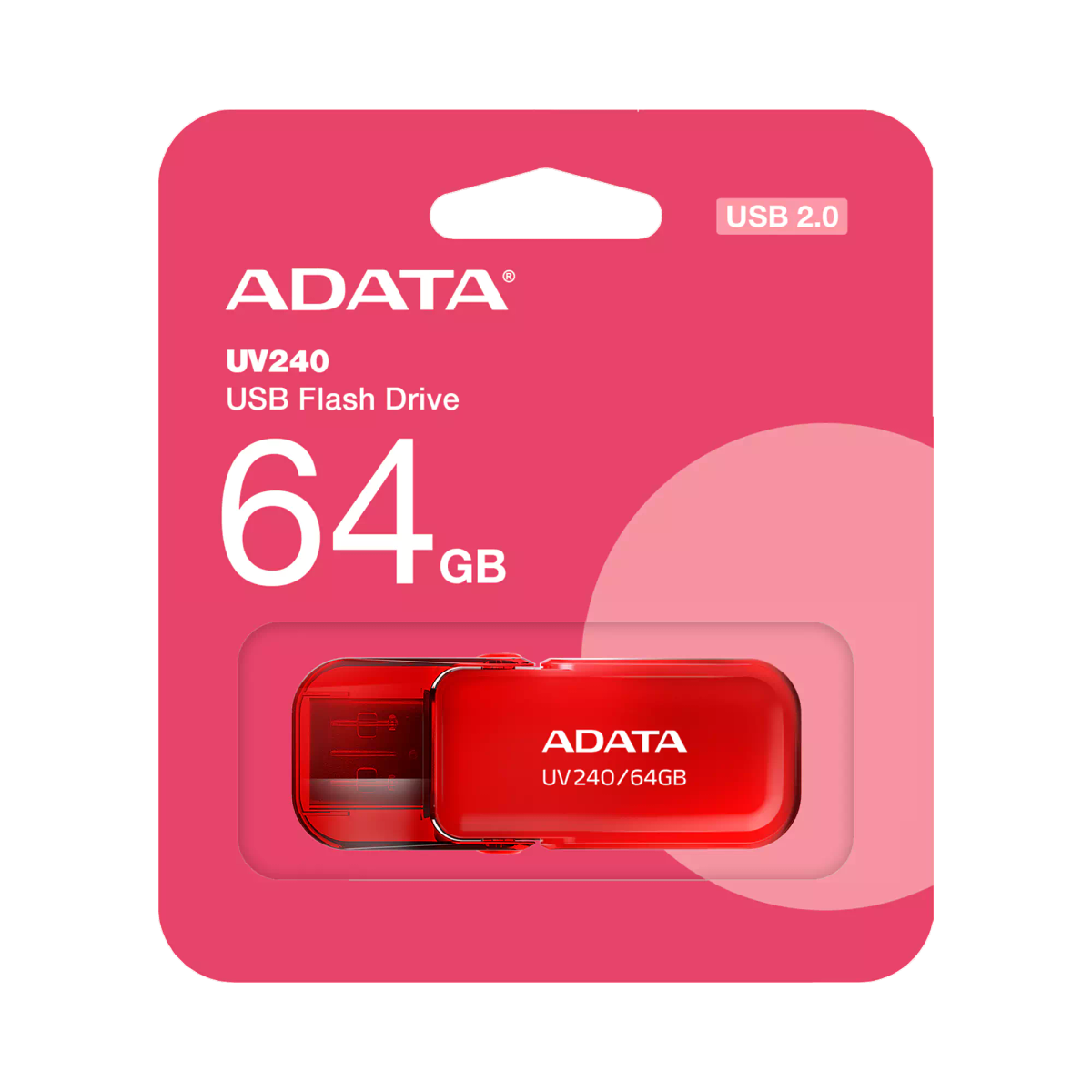 Adata 64Gb UV240 Red usb2.0