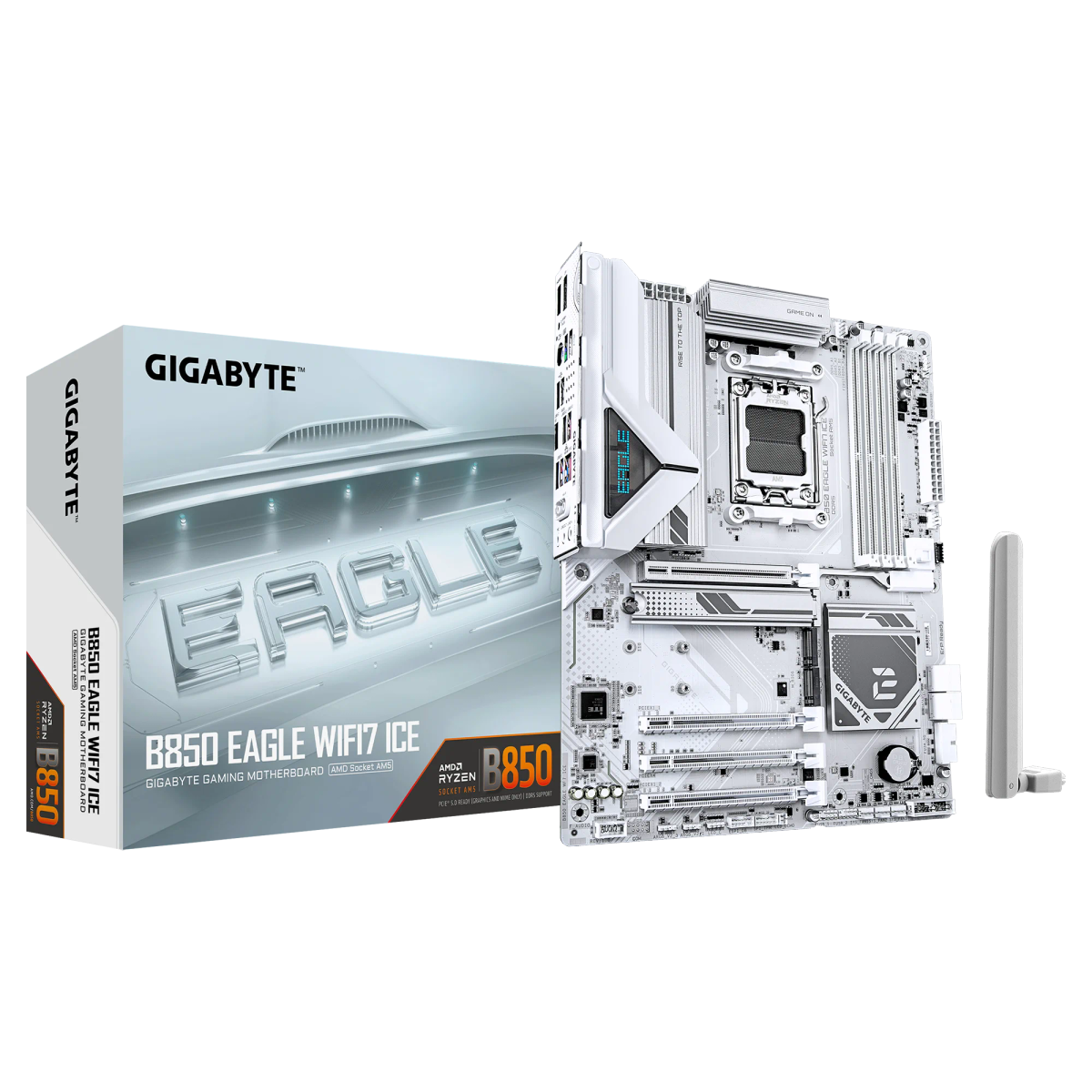 Gb B850 Eagle White (ice)+Wifi