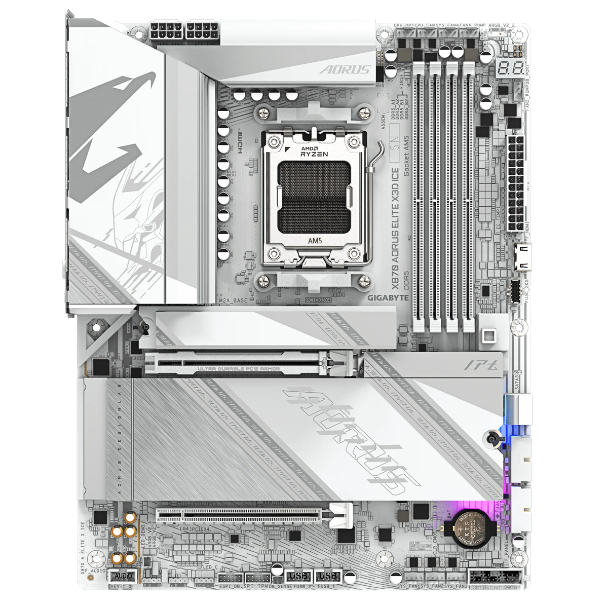 X870 AorusElite X3d Wi/ice+W