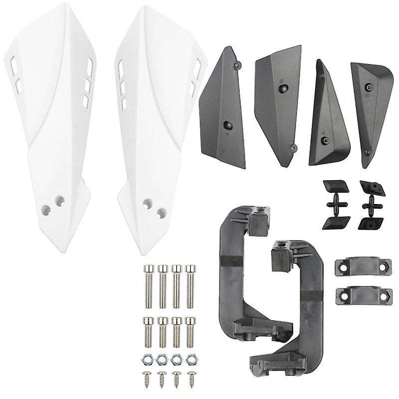 White Universal Motorcycle Handguard Protector for Motorcycle 22mm