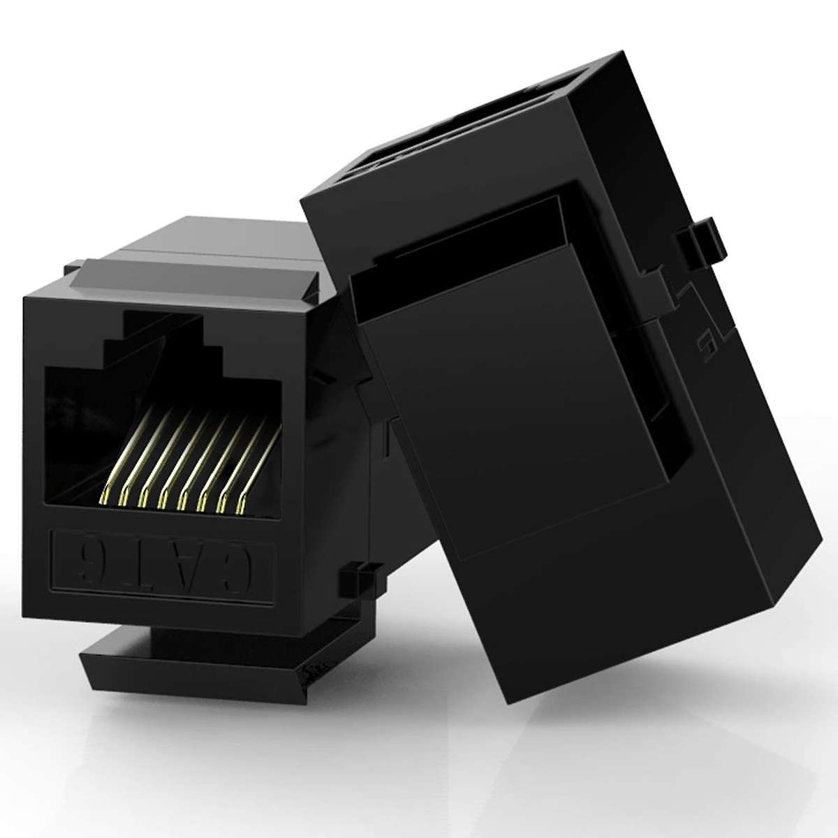 25 Pcs Rj45 Coupler Cat6 Coupler Female to Female Insert Coupler