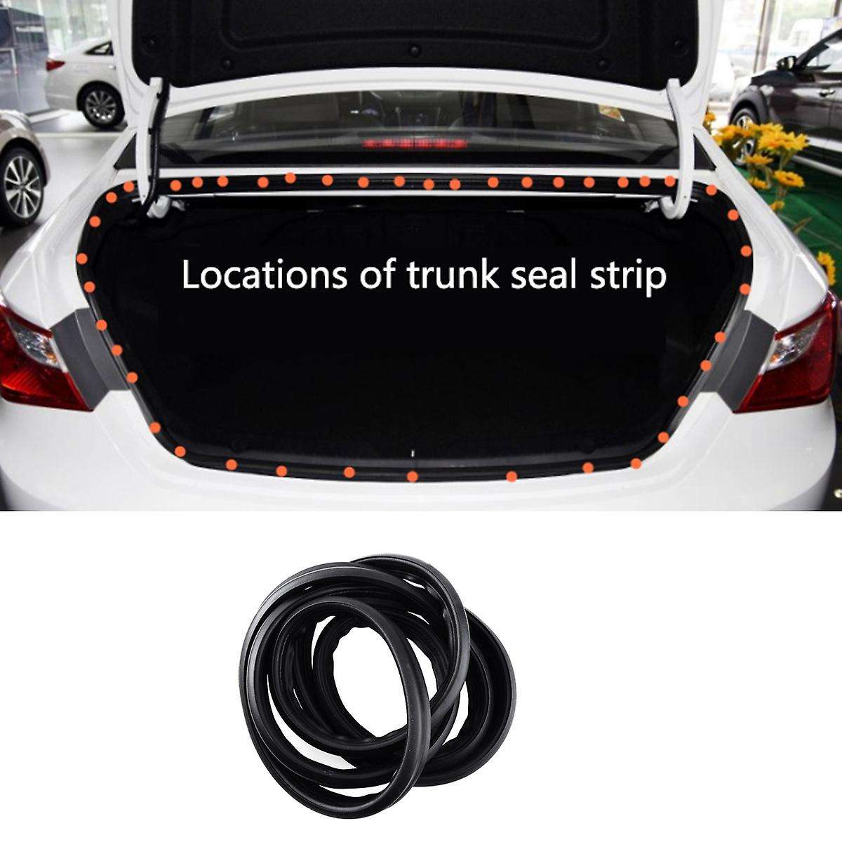 Car Rear Trunk Lid Weatherstrip Rubber for Toyota Corolla 2007-2010