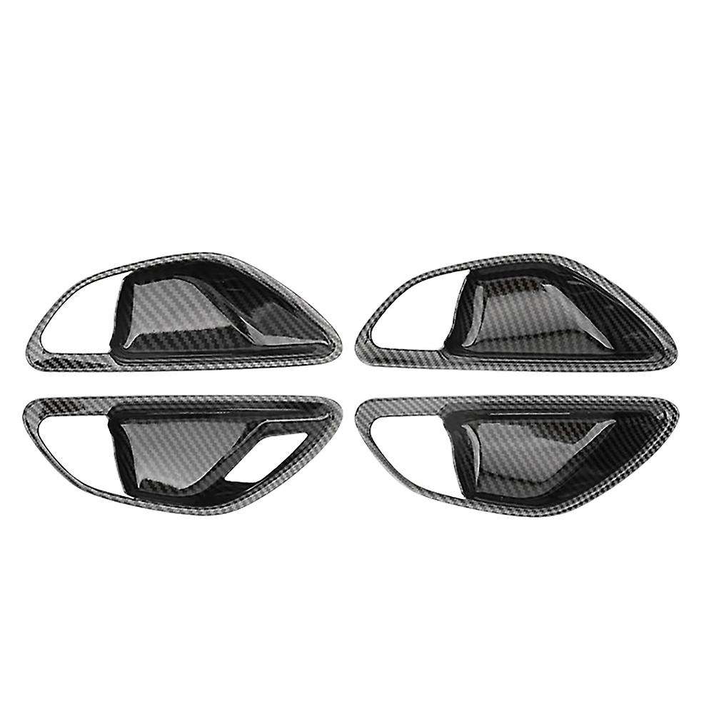 Carbon Fiber Door Handle Bowl Cover for C E Glc Class W205 X253 15-21
