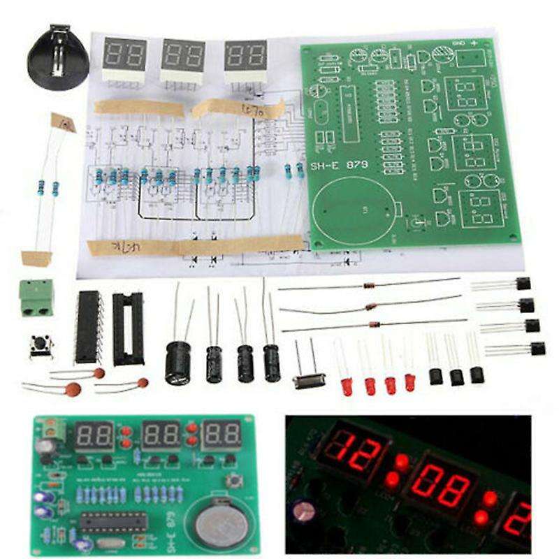6 Digital Led Display Electronic Clock Kit Receiver for Arduino Flux