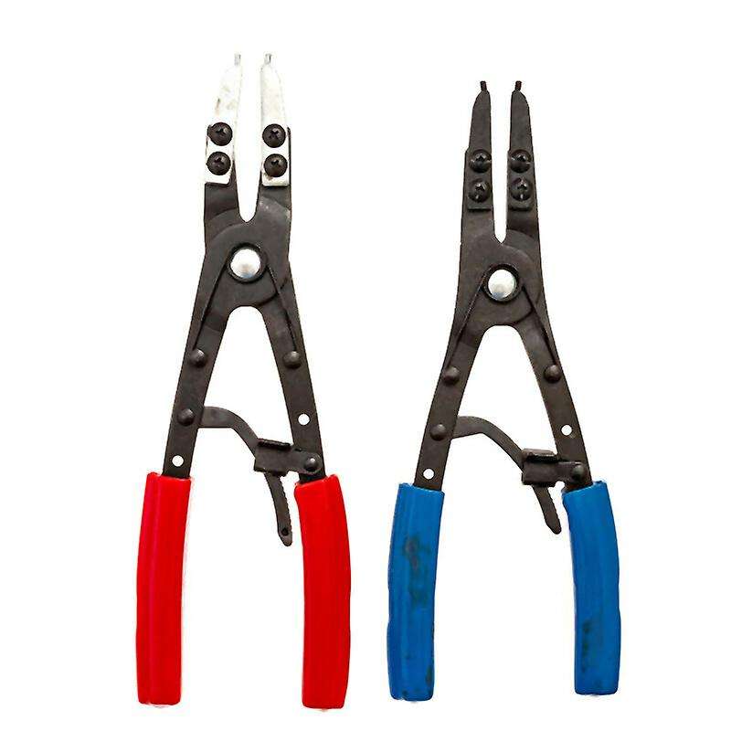 2 Pc.10 Inch Ratchet Type Circlip Remover Installer Snap Ring Pliers