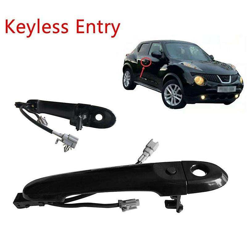 Car Exterior Front O/s Driver Right Side Smart Door Handle Black