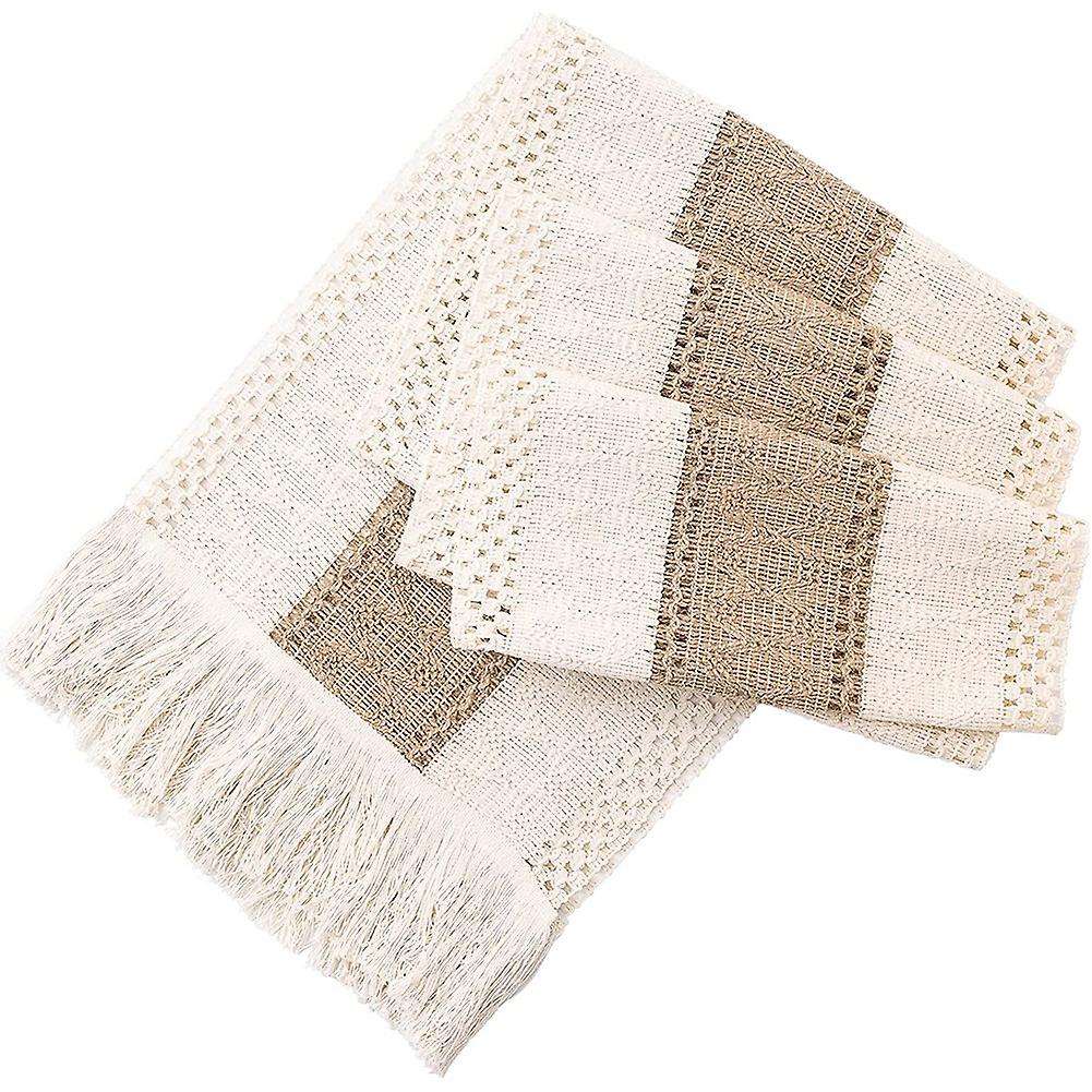 Farmhouse Boho Table Runner, for Dining Table Decoration 280cm