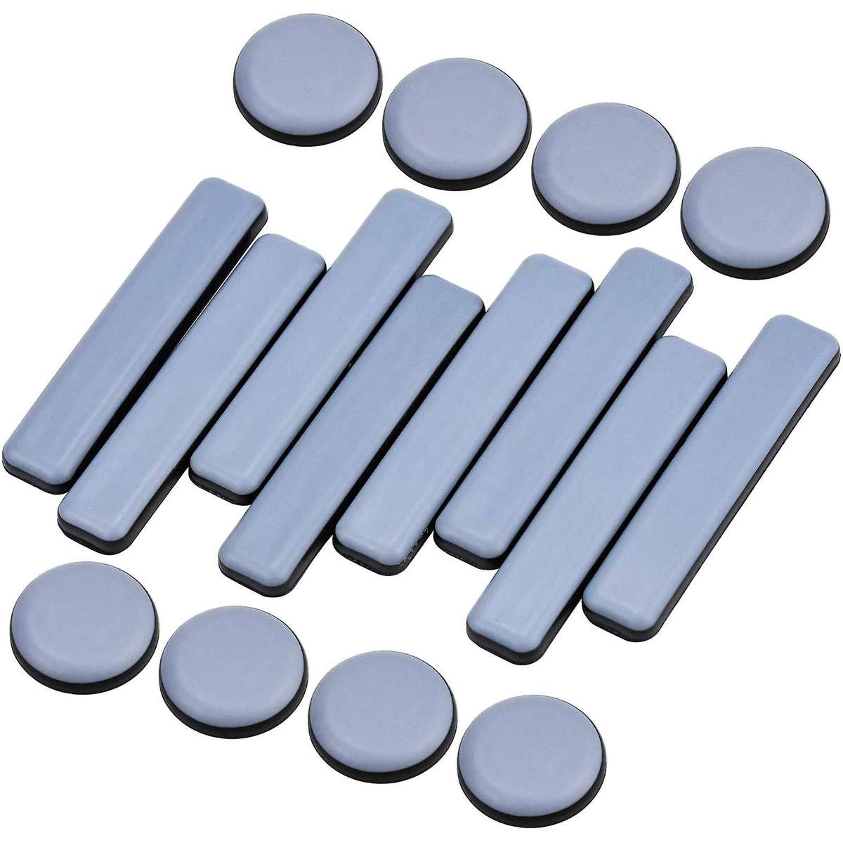 16 Pcs Furniture Glides Ptfe Sliders Self-adhesive Glides Set