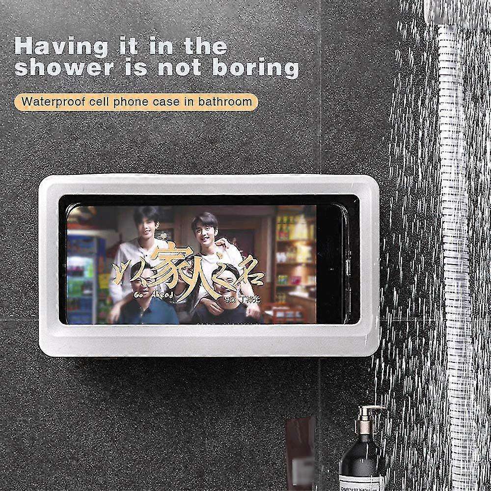 Bathroom Phone Holder Shower Phone Case Waterproof Touch Screen