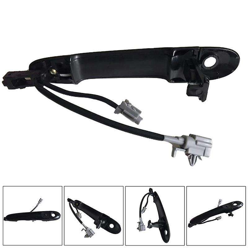 Car Exterior Front O/s Driver Right Side Smart Door Handle Black