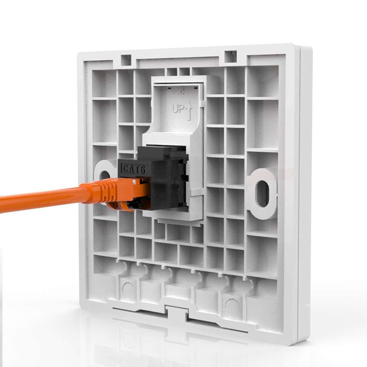 25 Pcs Rj45 Coupler Cat6 Coupler Female to Female Insert Coupler