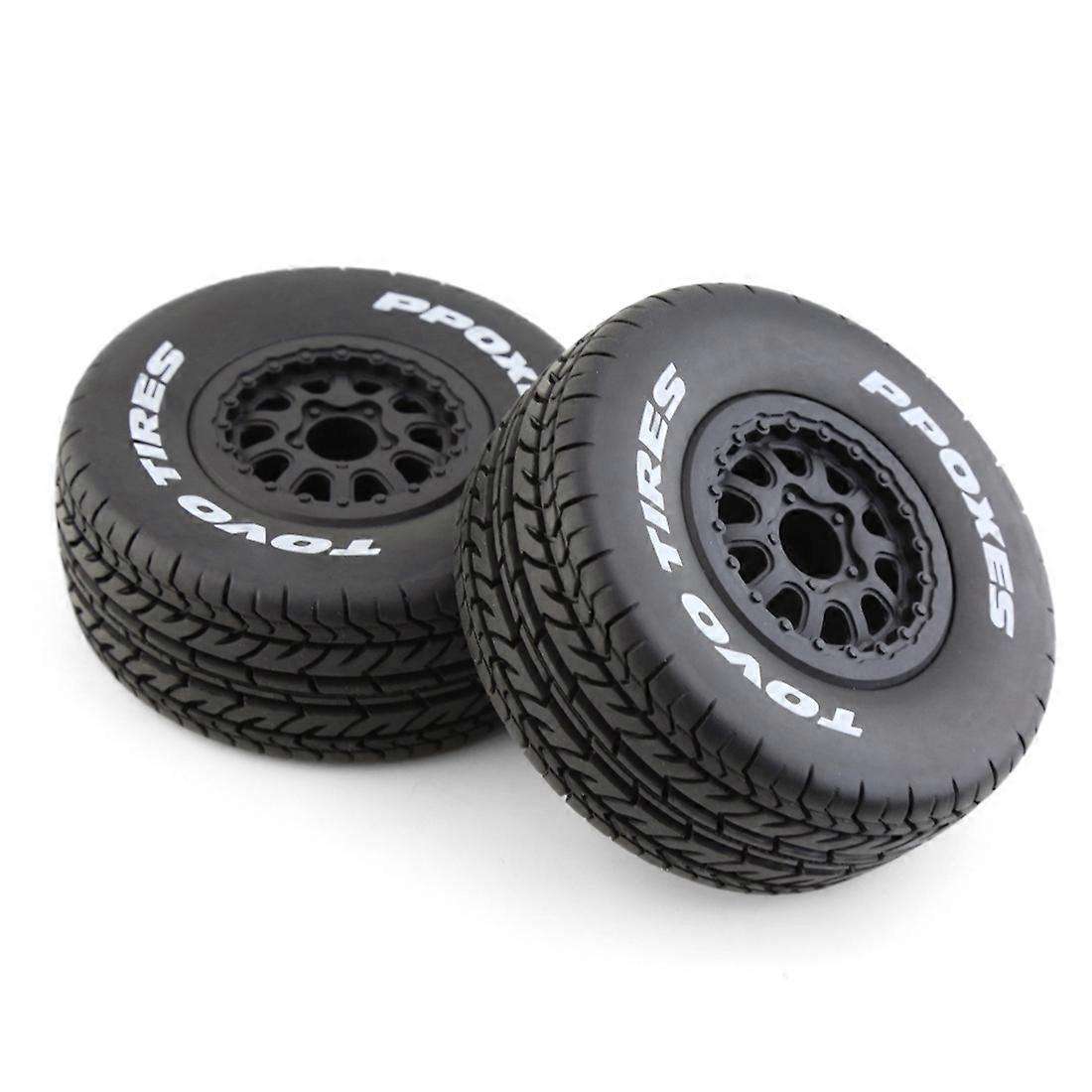4pcs 112mm 1/10 Short Course Truck Tire Tyres Wheel with 12mm Hex