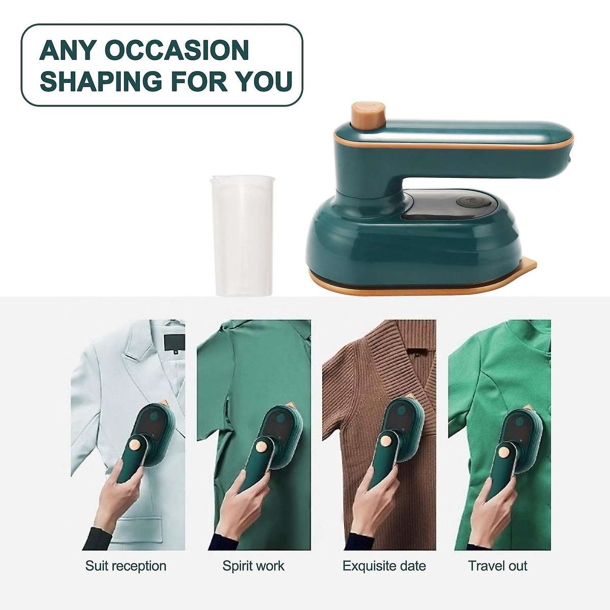 Rotatable 180hand-held Garment Steamer for Dormitory Travel,us Plug