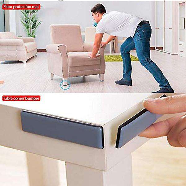 16 Pcs Furniture Glides Ptfe Sliders Self-adhesive Glides Set