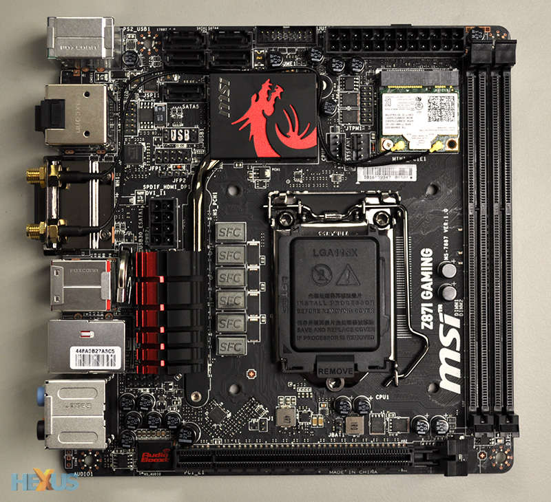 MSI Z87I MITX Gaming AC Motherboard