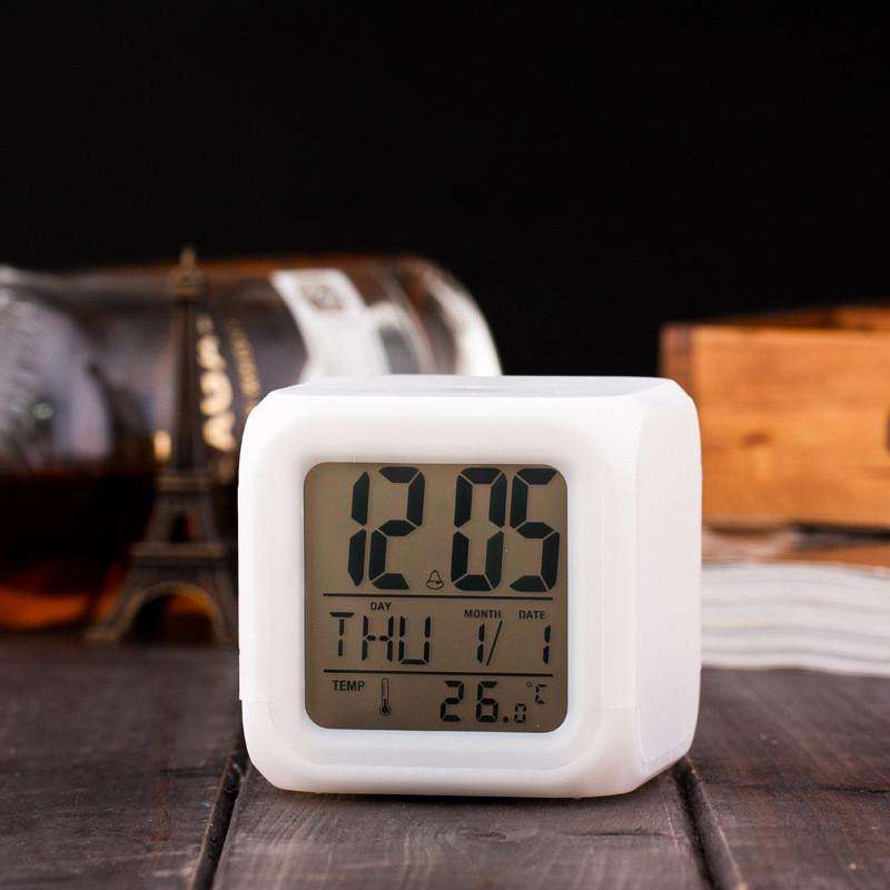 Glowing LED Color Change Digital Alarm Clock
