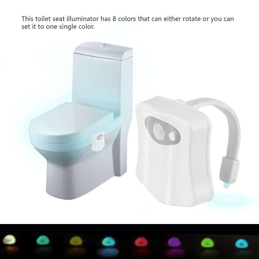 Stock from 6 / 8 Colors Toilet Light