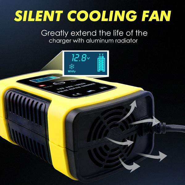 12V 6A Battery charger Intelligent Pulse Repair Lead Acid Battery Charger 12 Volts 6 Amps 2AH-100AH