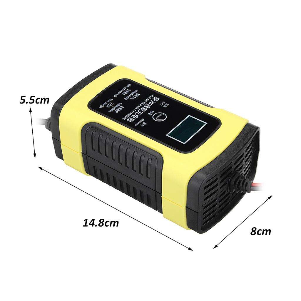 12V 6A Battery charger Intelligent Pulse Repair Lead Acid Battery Charger 12 Volts 6 Amps 2AH-100AH