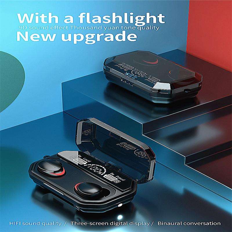 Tws Bluetooth Wireless Earphone Binaural Separation In-Ear Sports Headphones 9D Noise Reduction