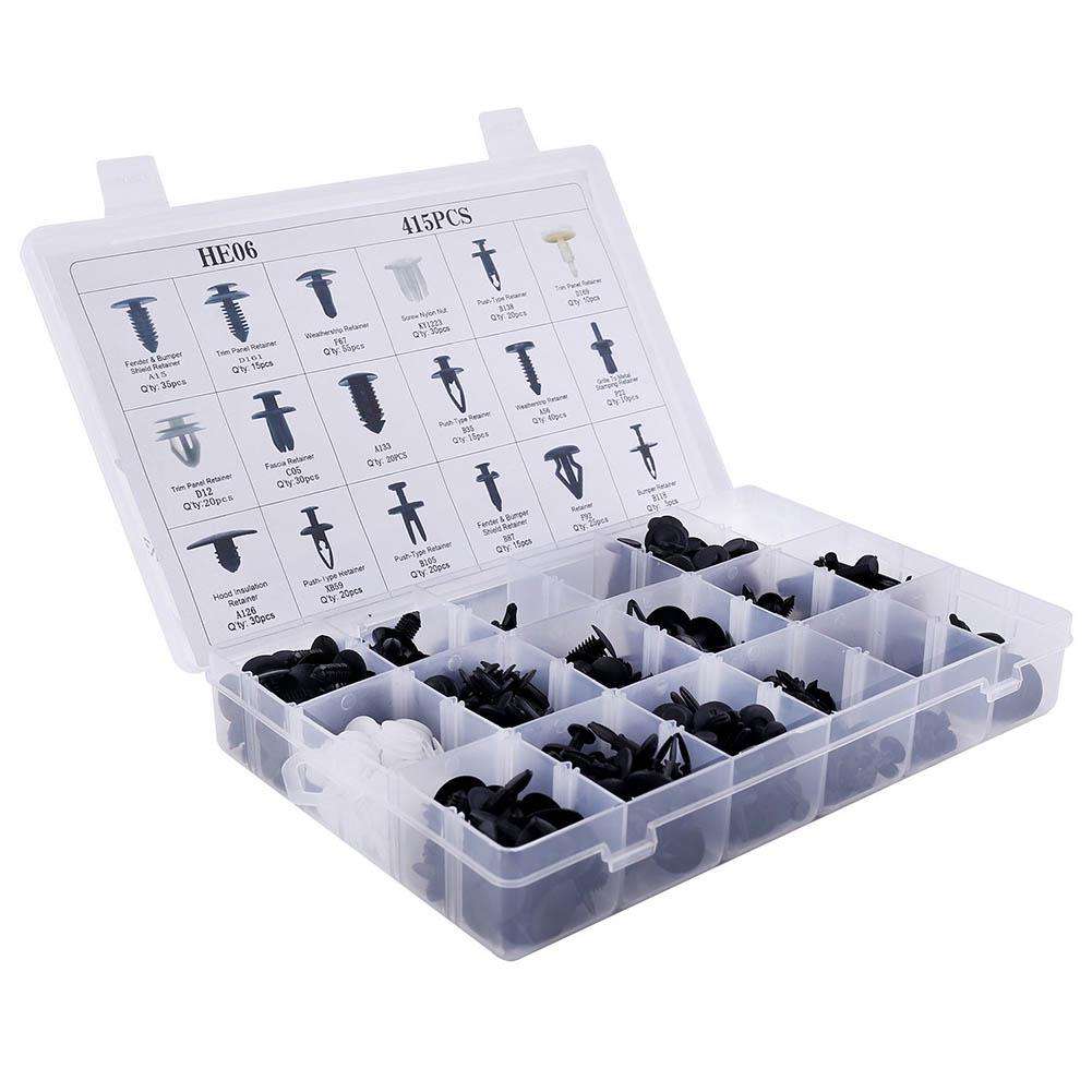 Motolab 415 Door Trim Panel Rivet & Clip Set with Screwdriver & Pry Tools