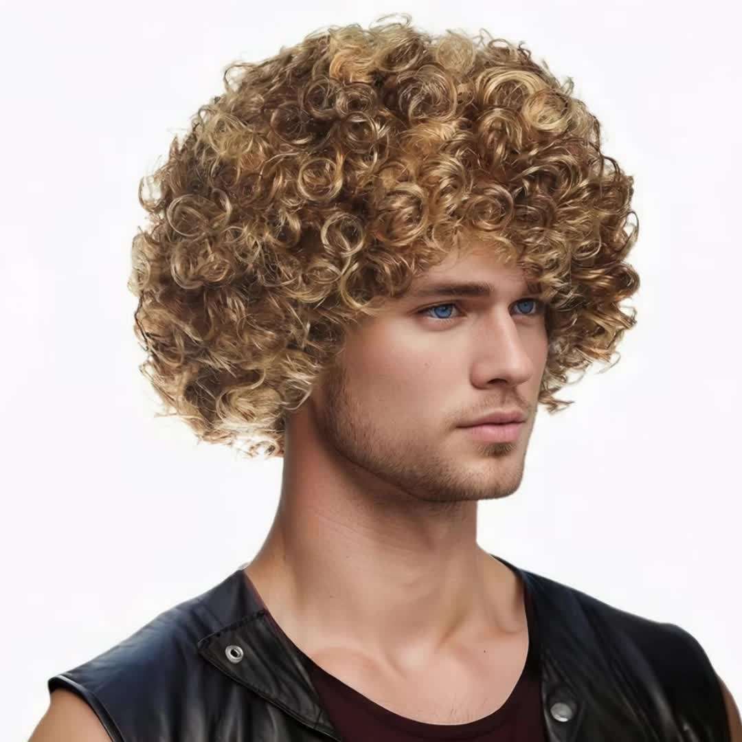 Upgraded Golden Yellow 30.48Cm Fashion Design Wig