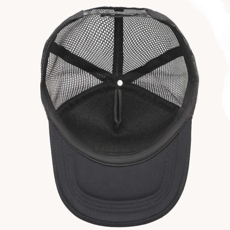 1pc Unisex Baseball Cap Summer Sun Protection Hat Adjustable Snapback Breathable Mesh Back Hip-