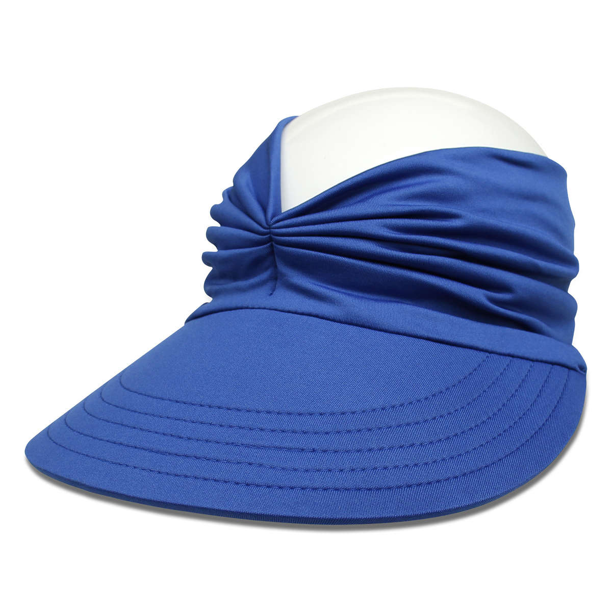 Sun Pleated Visor Hat Foldable Beach Picnic Hat with UV Protection