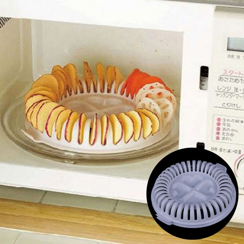 1pc Microwave Potato Chips Maker No Electricity Required For Easy Homemade Crispy Snacks
