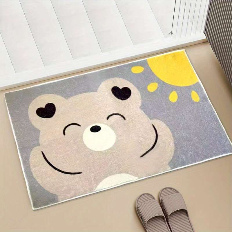 1Pc 50x80cm Puppy Pattern Floor Mat