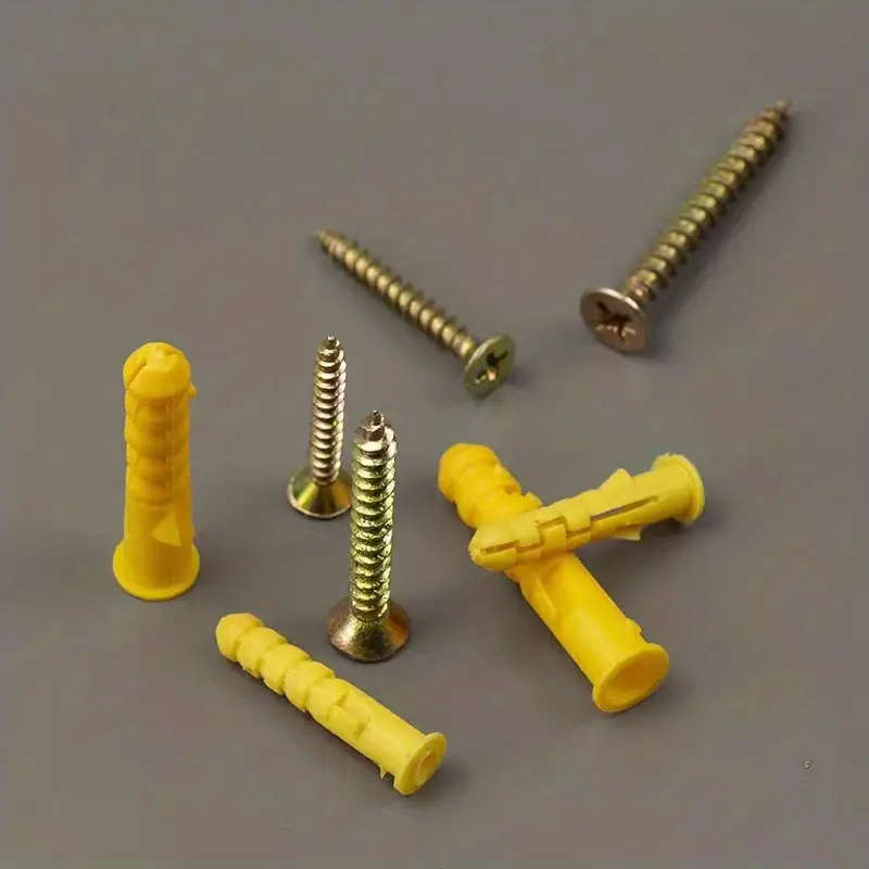 180 Pcs Self Tapping Screws With Plastic Expansion Tube In Box