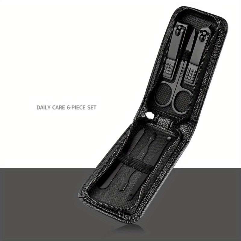 6pcs Nail Care Set Household Nail Clipper Set Portable Ear Pick Spoon Nail Clipper Set