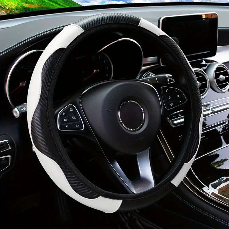 Universal PU Leather Steering Wheel Cover