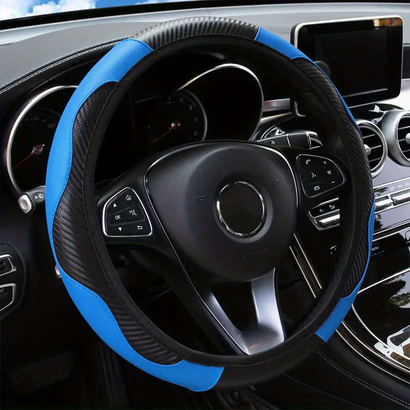Universal PU Leather Steering Wheel Cover