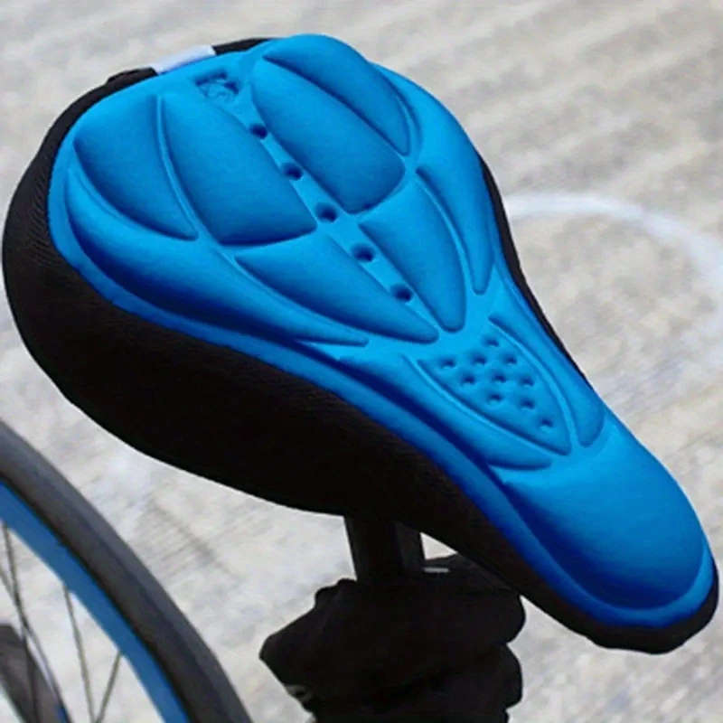 1pc Upgrade Your Mountain Bike with This 3D Cushion Cover Soft Silicone Saddle Seat Cover