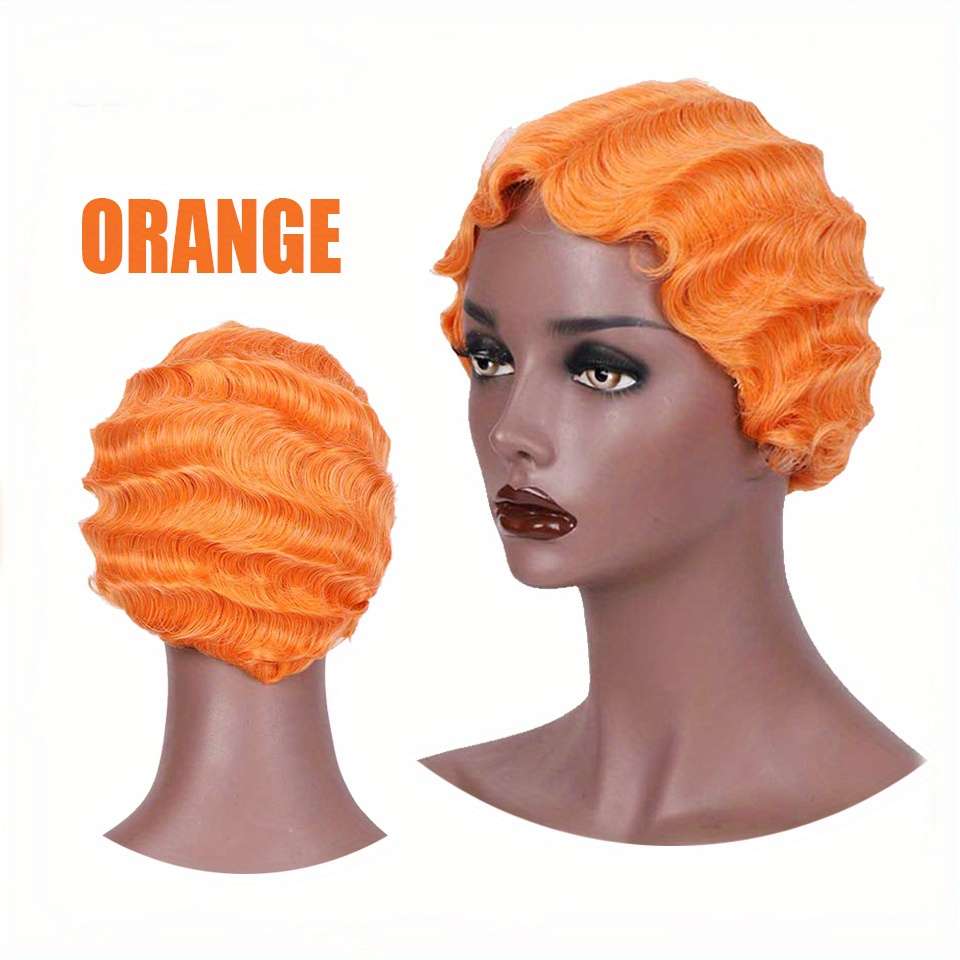 Khaki 10.16cm Fashion Design Wig