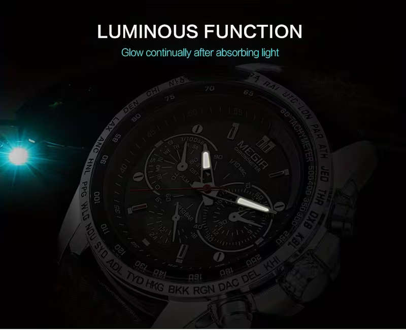 MEGIR Men's Sporty Quartz Watch