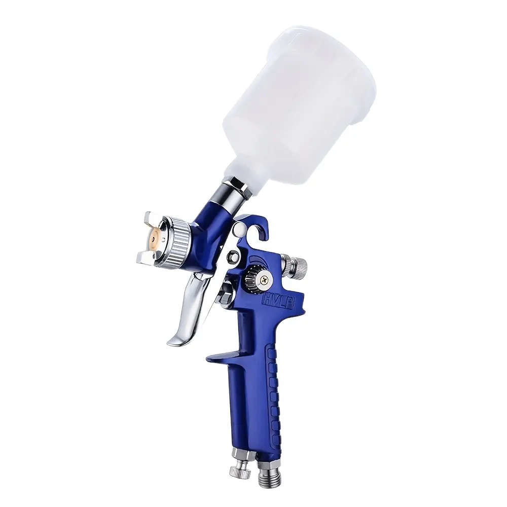 1pc H-2000 Professional Mini Spray Gun for Small Repairs 1.0 Nozzle 250ml Paint Pot Manual Operation