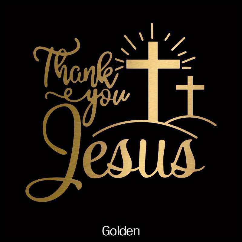 1pc Red Jesus Christian Themed Stickers