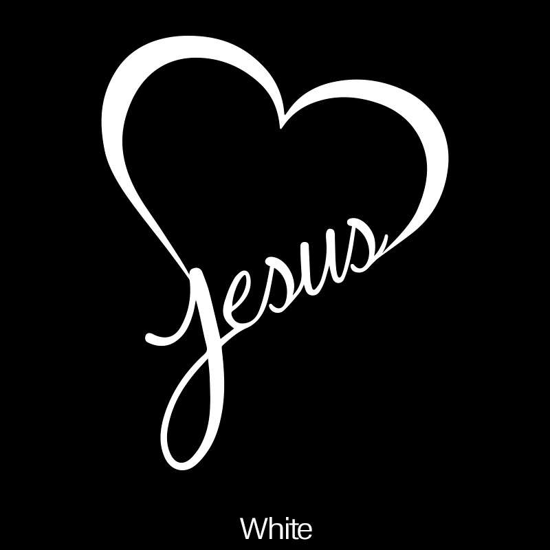 1pc Silvery Jesus Christian Themed Stickers