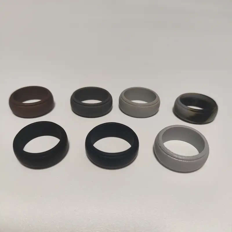 7pcs Men's Silicone Rings