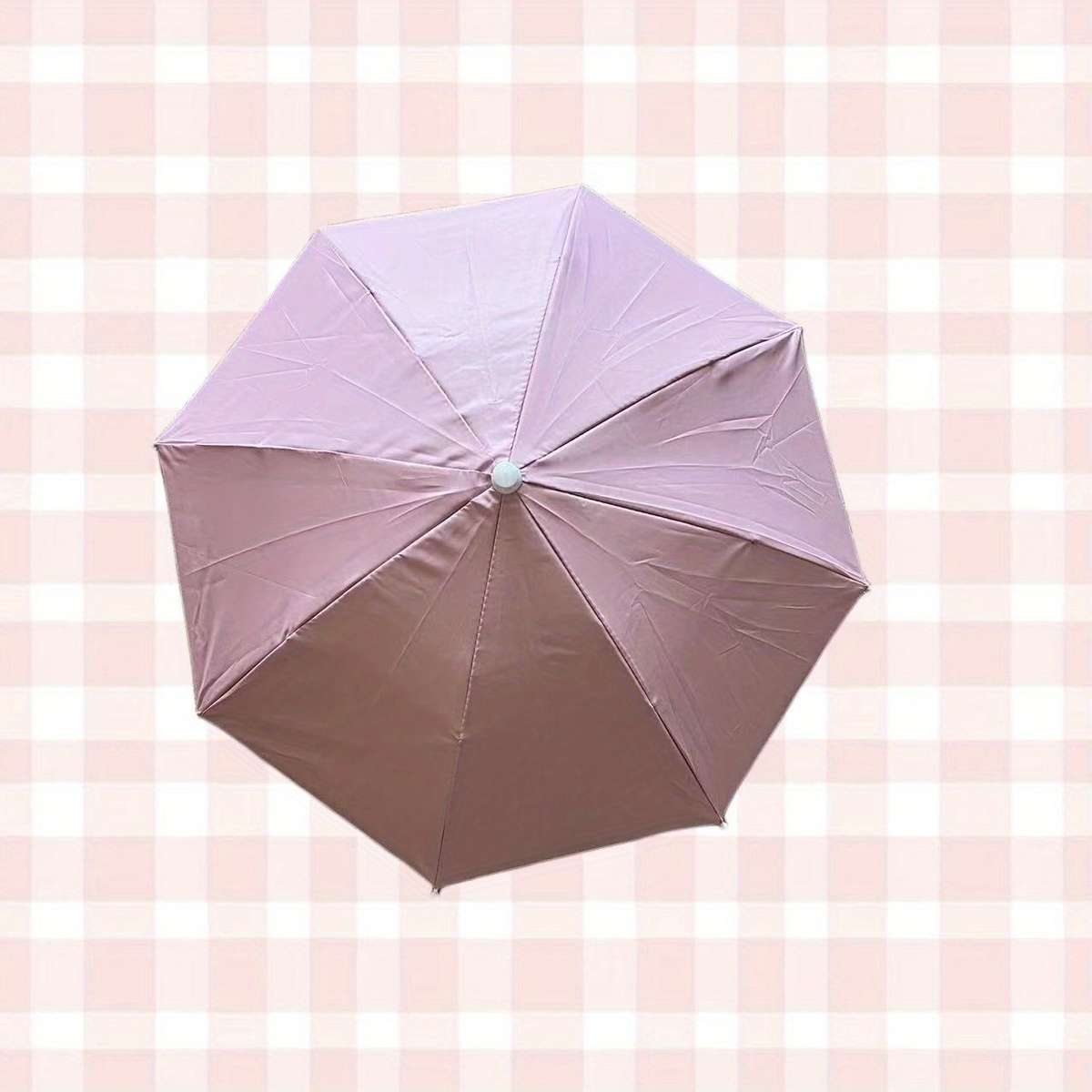 Multicolored Umbrella Hat With Hands-Free Design High Quality Sun Rain Protection