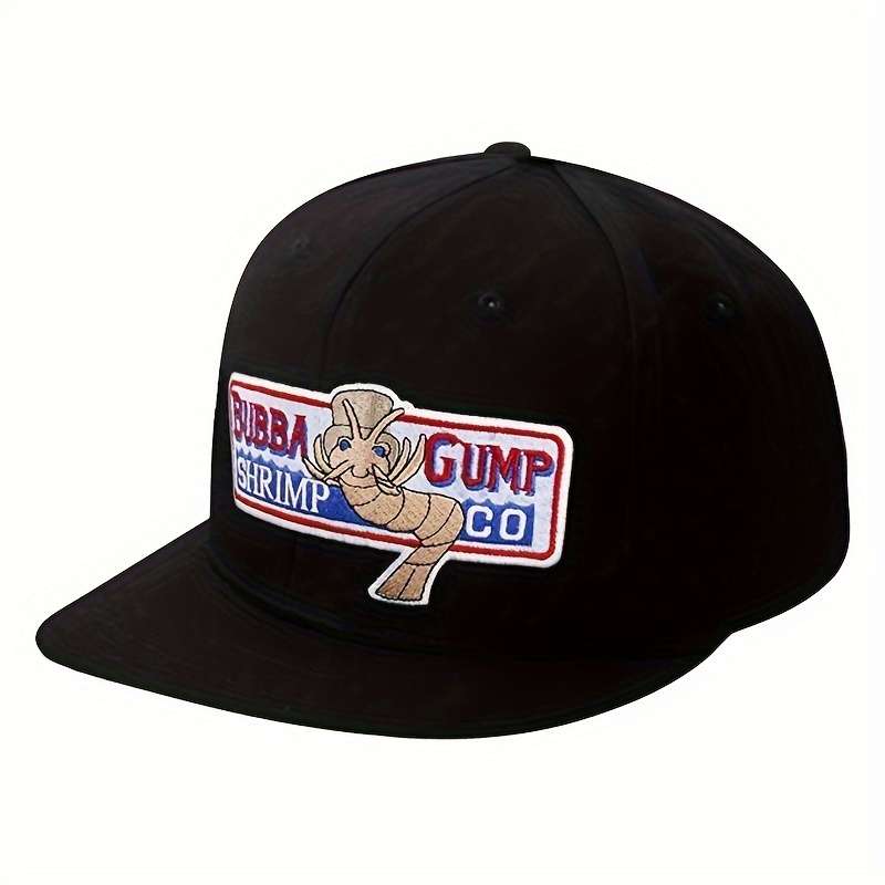 1 Men'S Forrest Gump-Inspired Shrimp Baseball Cap Adjustable Lightweight Polyester Uv Prote