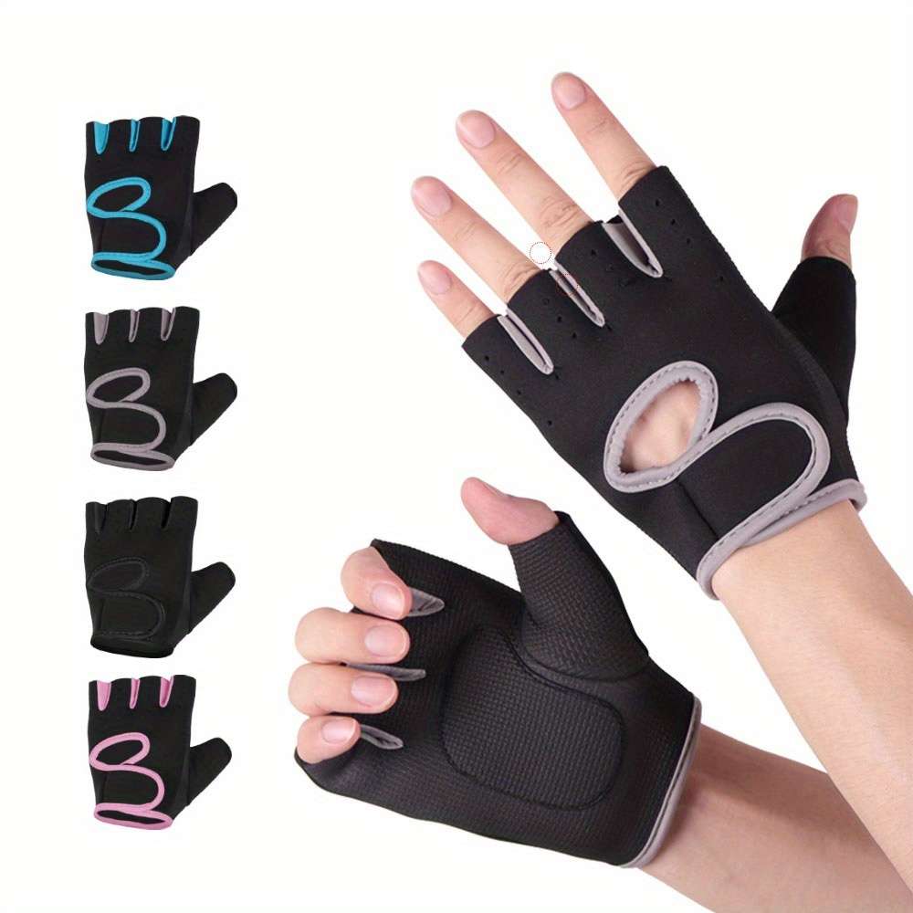 1 Pair Blue Size M Outdoor Sports Gloves